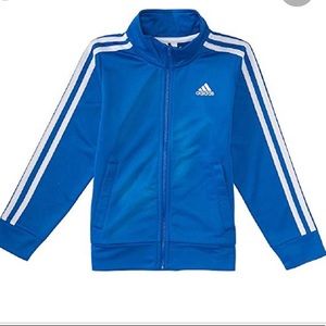 Kids Bright Blue Adidas Tracksuit